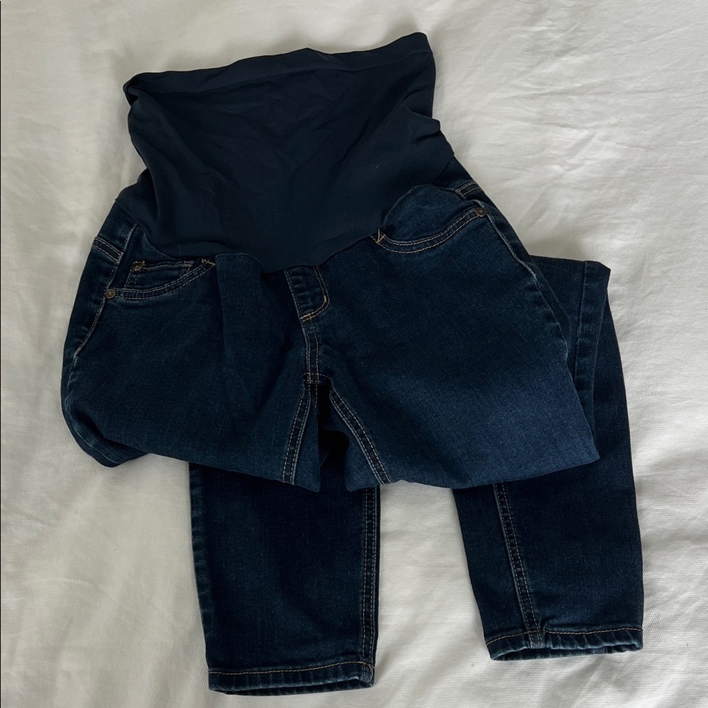 Indigo Blue Denim Maternity Jeans Size XS
